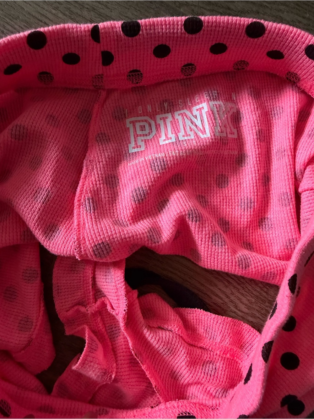 Pink by Victoria Secret Polka Dot Drawstring PJ Shorts - Picture 6 of 6